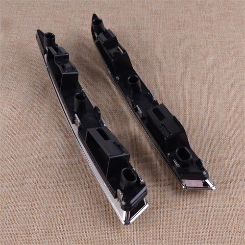 Fit For 2013 - 2016 Ford Escape Front Headlight Trim Cover Strip Decoration Pair - Photo 7/9