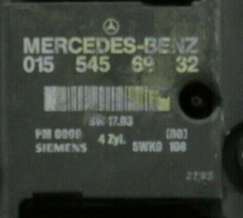 ⭐ MERCEDES-BENZ E-CLASS ENGINE CONTROL UNIT 0155456932 SIEMENS 5WK9108 ⭐ - Picture 4 of 4