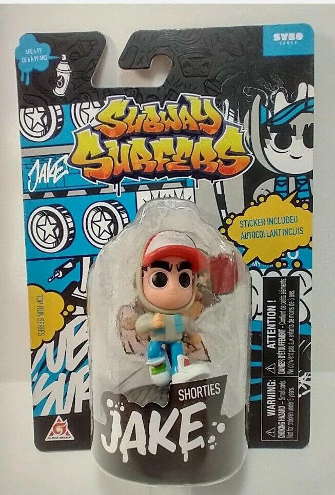 Alpha Group Subway Surfers “Shorties” Mini Figure Collection - 5 Pack, 2''  Scale