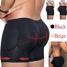 Men Shapewear Butt Lifter Boxer Padded Briefs Underwear Body Shaper Shorts Panty