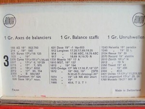 Balancier Complet Ronda RL 7013 (réf. 721) Pour Mouvement De Montre - Neuf NOS (New Old Stock)