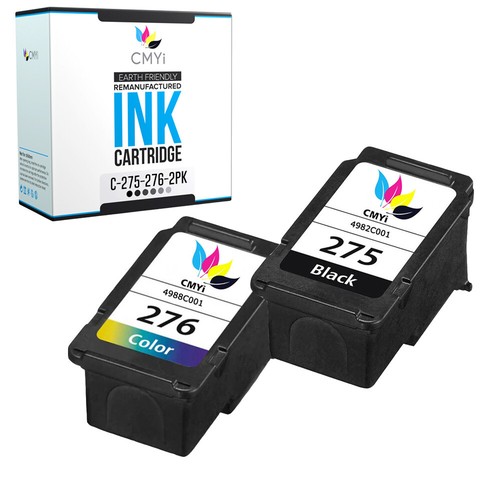 5-Pack Ink Refill Kit Compatible With Canon PG-275 CL-276 PG-245 CL-246 & More - 100ml Bottles + Syringes