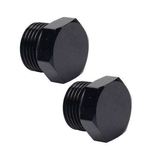 Aluminum 10AN AN10 Block off Cap ORB Plug Male fitting Adapters W/O-Rings 2Pcs - Picture 5 of 11
