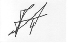 CLAUDE MAKELELE CHELSEA FC & FRANCE SIGNED 5x3 WHITE CARD