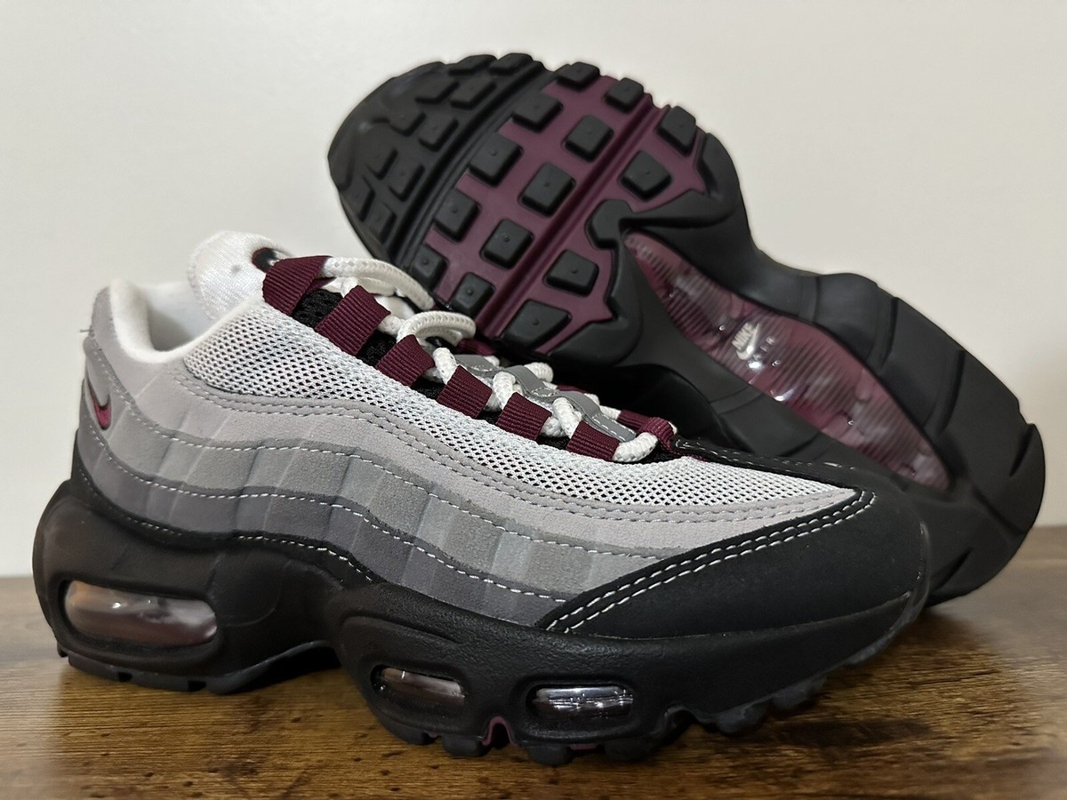 NIKE AIR MAX 95 DARK BEETROOT PEARL GREY DQ9001-001 SIZE 3.5
