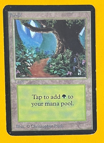 MTG FOREST (Path) Alpha (OldManMTG 008-304) - Photo 1/3