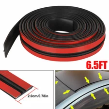 Car Window Edge Sealing Strips Roof Windshield Sealant Protection Strips 2M*20mm