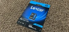 Brand new Lexar high performance memory card, blue series, 32 GB