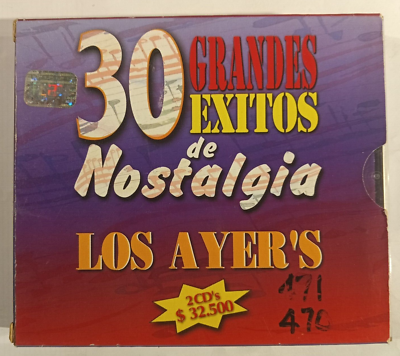 LOS AYER'S -30 GRANDES EXITOS DE NOSTALGIA- 1999 COLOMBIAN DOUBLE
