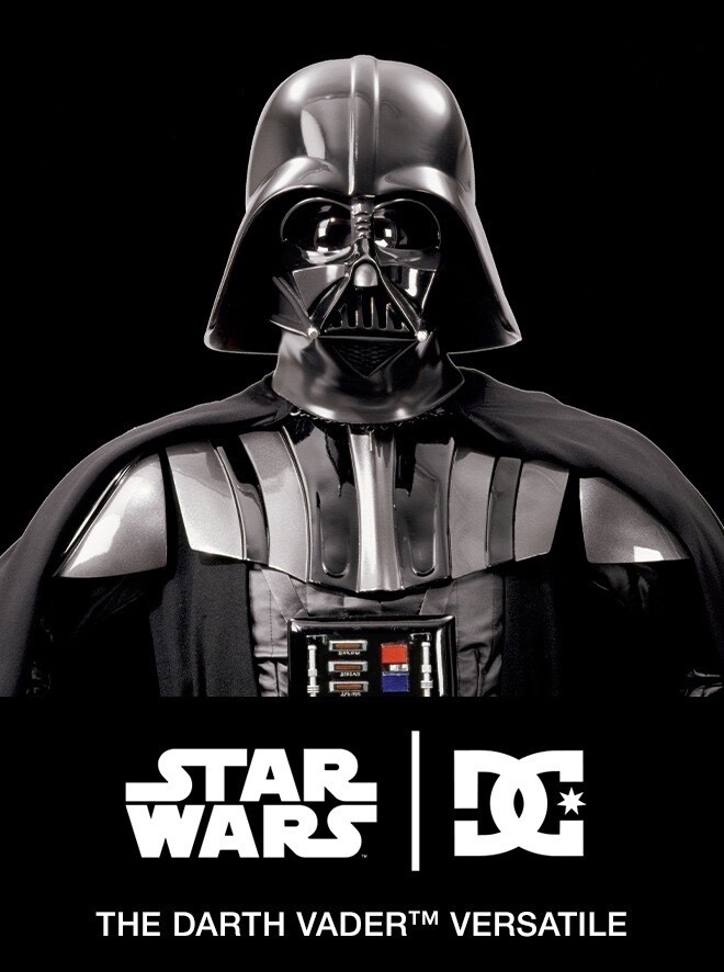 Limited Edition 10.5 DC Shoes Star Wars Darth Vader Versatile