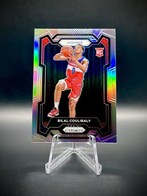 ❤️2023-24 Panini Prizm #153 Bilal Coulibaly Silver Holo Prizm 