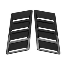 Car Hood Vent Louver Air Flow Intake Bonnet ABS Scoop Covers Accessories 2PCS