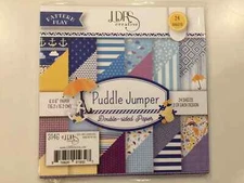 LDRS Creative - Pattern Play - Puddle Jumper - 6 x 6 Paper Pad #3146 New