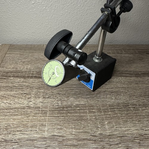 Federal Testmaster Dial Indicator Magnetic Base Holder Stand Model 5 .001” - Picture 2 of 9