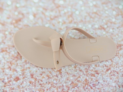 ANN MORE CALI Jelly Bow Sandalo Donna Jelly Shoes Flip Flop Sandalo perizoma - Foto 8 di 11