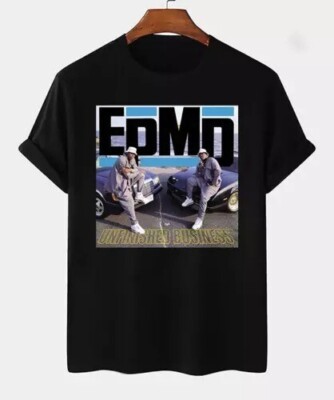 Vintage EPMD Unfinished Business Album Men T-shirt Black Cotton All Sizes