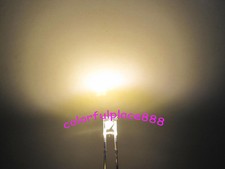 100pcs, 2x3x4mm 2x3x4 mm Warm White Water Clear Rectangle LED Leds