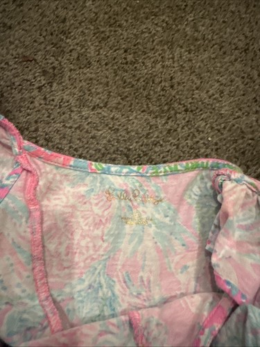 NWT Lilly Pulitzer Pink Floral Maxi Dress Vienna Print Sundress Girls S 4-5 - Picture 5 of 9
