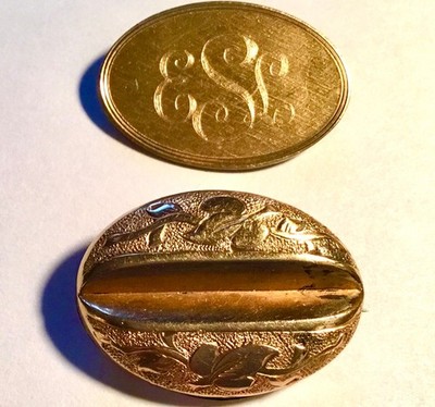 Gold  Vintage LeStage + Another Pin