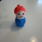 Vintage Fisher Price Little People Red Head Girl