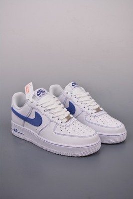 Nike Air Force 1 Low Weiß Blau, Unisex, HQ2037-100