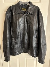 Leather And Soul Men's Black Genuine Leather Jacket XXL