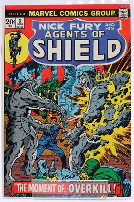 SHIELD #3   [8.0]   1973   Jack Kirby &  Jim Steranko   BRONZE AGE   1st Print
