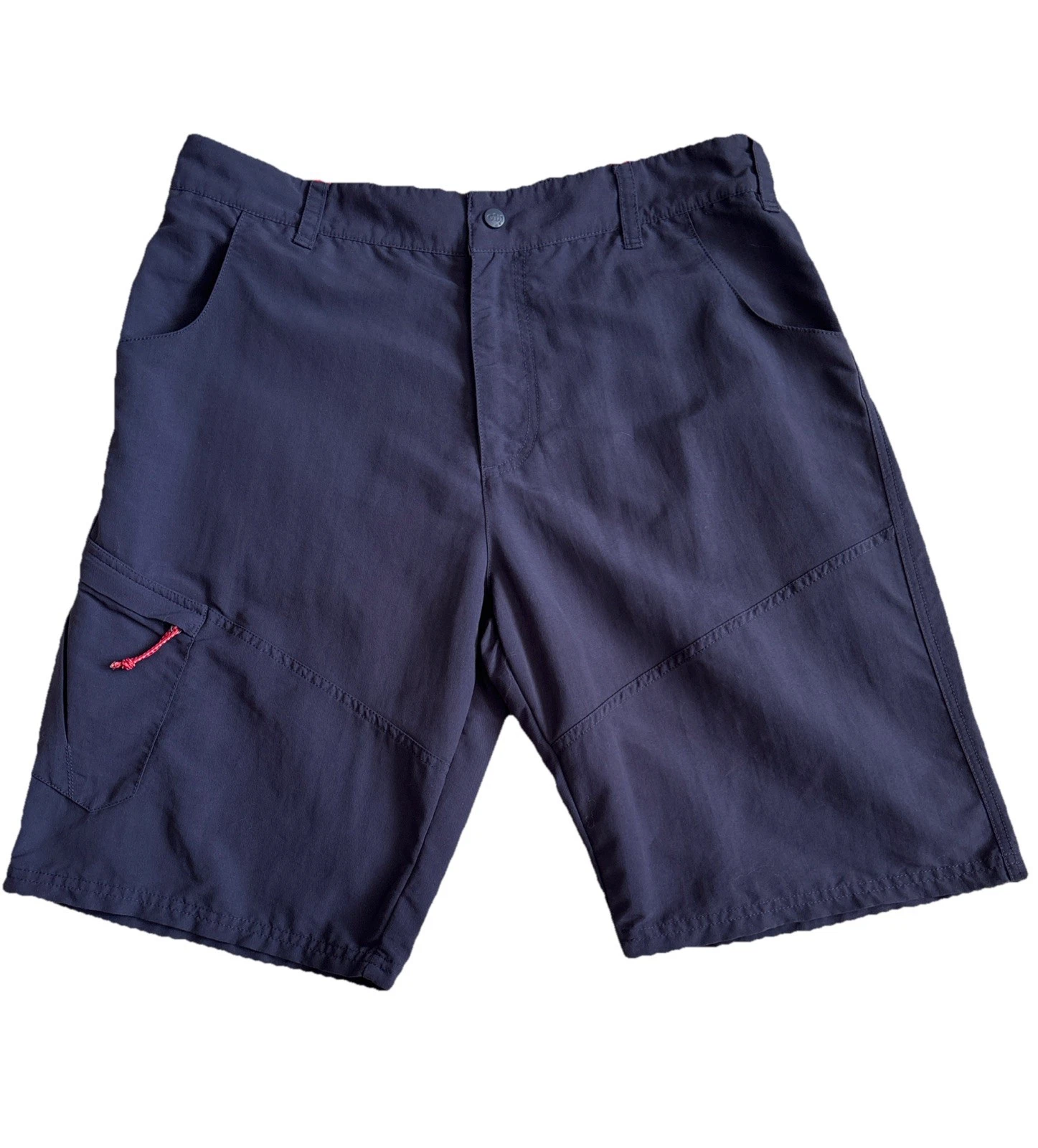 Gill Marine Shorts Men Sz L UV Tec Sailing Fishing Outdoors Cargo Navy UV012