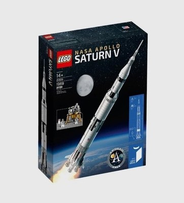 LEGO 21309 NASA Apollo Saturn V Ideas Building Set 1969 Pieces
