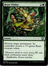 Beast Within M3C 223 Commander Modern Horizons 3 NM MTG Magic