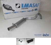 Imasaf Esd Auspuff Endtopf + Anbauteile FüR Alfa Gtv 2.0 Turbodelta 1978-1980