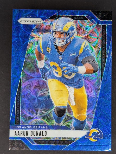 2024 Panini Prizm - Aaron Donald #172 Choice Blue Prizm /14