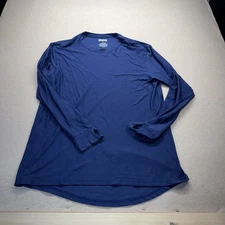 Duluth Trading Co Men's Long Sleeve Shirt Blue XL