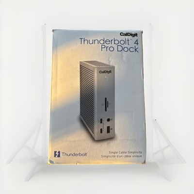 CalDigit TBT4 Thunderbolt 4 Pro Dock 18 Ports Docking Station TS4 Silver