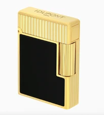 S.T Dupont Line 1 Perfect Ping Lighter Black Lacquer, C14120, New In Box