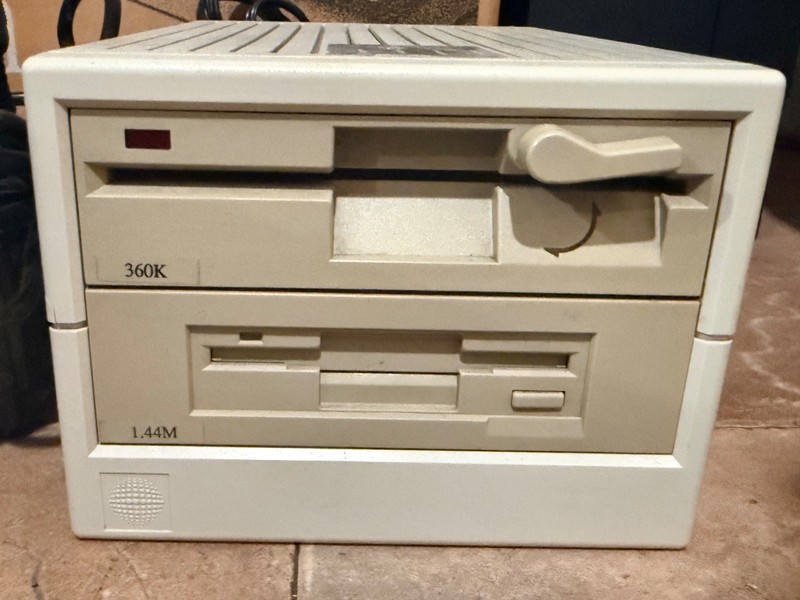 Vintage SCSI DynaFile  for Apple Macintosh Plus SE II for DOS Disk Drive Mac