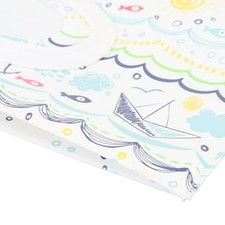 Travel Baby Wipes Case with Zipper EVA Flip Open Lid Printed Portable Loop