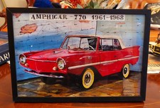 Amphicar 770 Oldtimer Gemälde Einzelstück