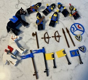 Vintage Playmobil 6074 Black Falcon&rsquo;s Fortress, All Parts, Box, Instructions