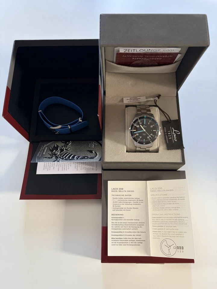 LACO SKORPION 200 AUTOMATIK ATLANTIK 42 RB (862108.RB) TOP ZUSTAND - Bild 3 von 4