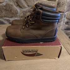 Avenger Work Boots Mens' Reflex Mid Shoes, Brown size 11