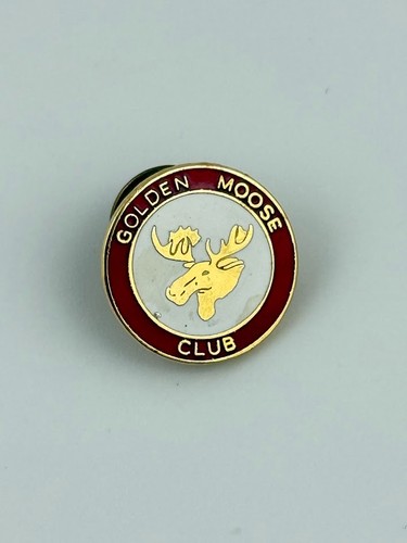 Loyal Order of the Golden Moose Club Vtg Pin Gold Tone Masonic Freemasons