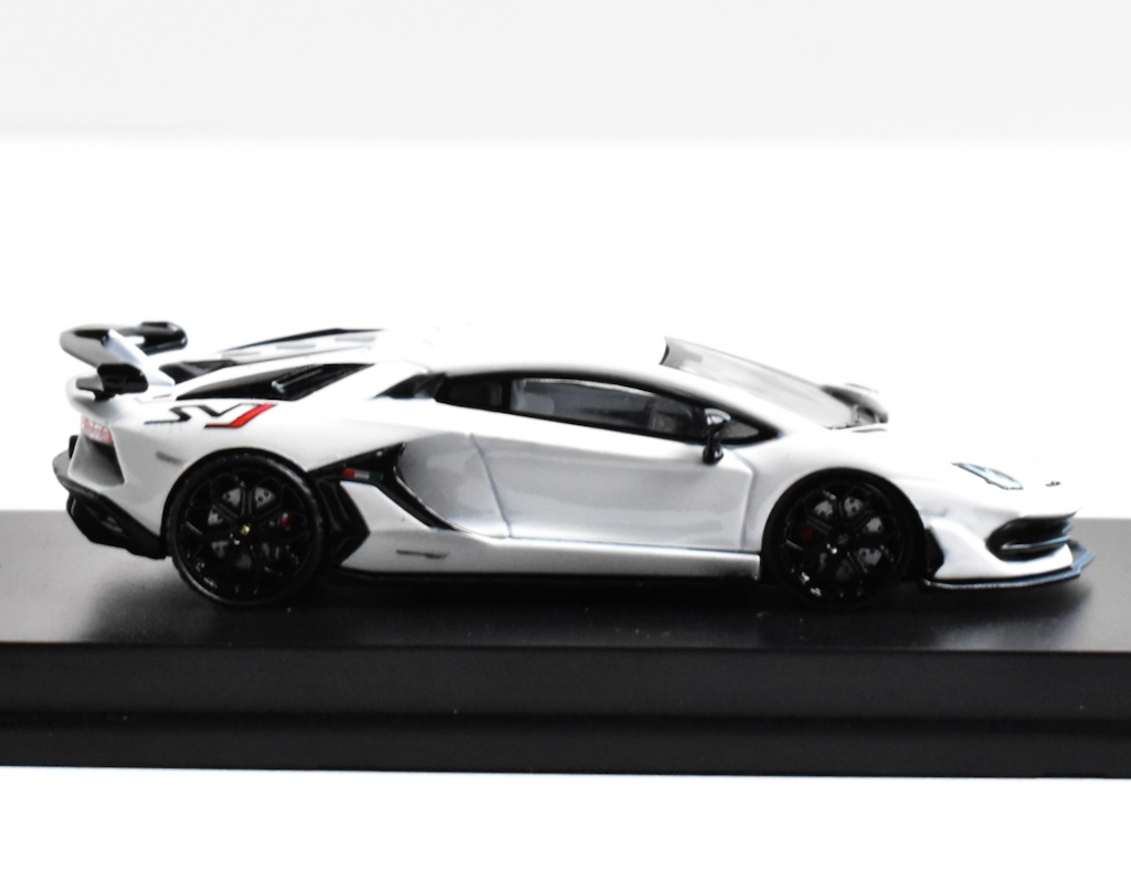 ED JY 1:64 White Aventador SVJ LP770-4 Sports Model Diecast