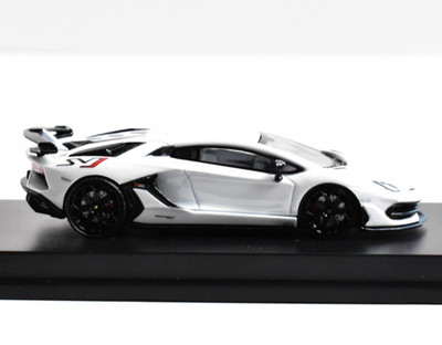ED JY 1:64 White Aventador SVJ LP770-4 Sports Model Diecast