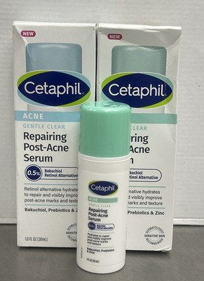 2 Cetaphil Gentle Clear Repairing Post Acne Serum Unscented, 1.0 fl oz.New