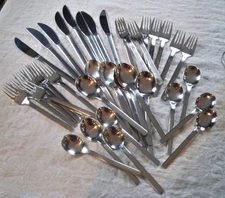 40 Pc WMF Cromargan RENO Korea 18/8 Stainless Flatware Set Service For 8