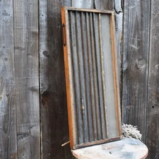 Antique Rare Slatted Letterpress Printers Drawer Tray Adjustable Wall Display