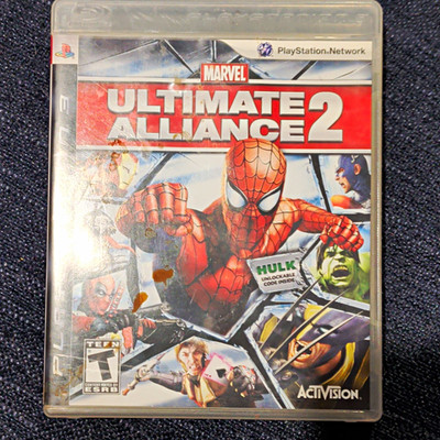 Activision Marvel: Ultimate Alliance 2 PS3 (2009) T Teen Action Multiplayer