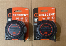 Crescent 1125B-02 Shockforce Nite Eye G1 Dual Sided Tape Measure 25' (2 pack)