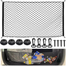 Kofferraumnetz Gepäcknetz Auto-Universelles Kofferraum Netz mit 4 Haken/Aufbewah